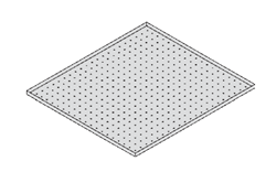 perforated tray
