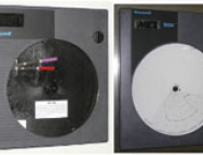 Control boxes with black and white discs and operating system