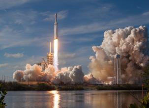 Space shuttle to represent Aerospace industry